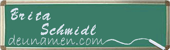Brita Schmidl Visitenkarte